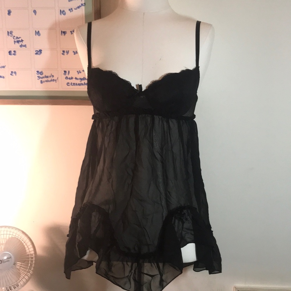 Rampage Intimates Sheer Babydoll Lingerie
